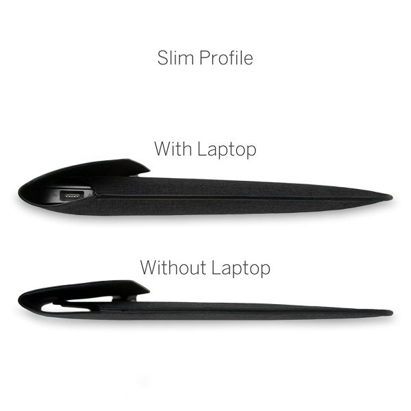 CaseCrown Apple MacBook Air Campus Sleeve Klf (11 in)-Black