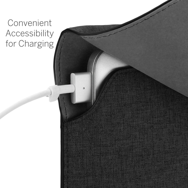 CaseCrown Apple MacBook Air Campus Sleeve Klf (11 in)-Black