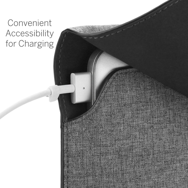 CaseCrown Apple MacBook Pro Campus Sleeve Klf (15 in)-Charcoal
