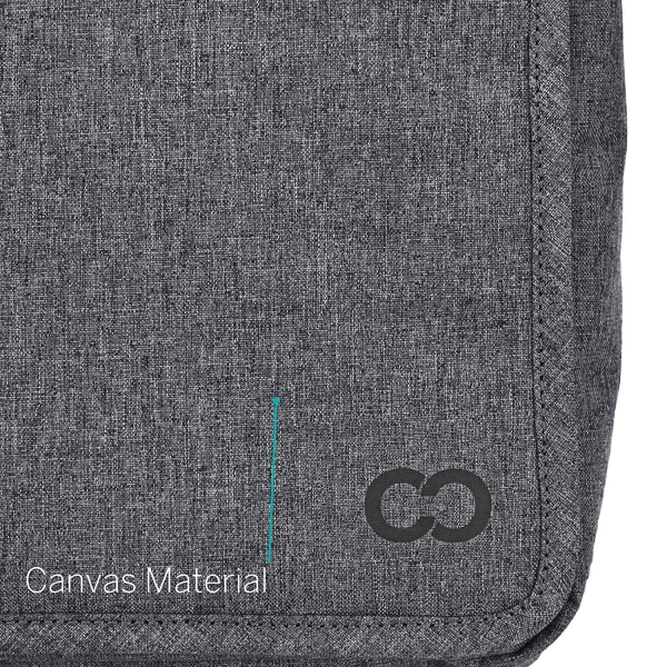 CaseCrown MacBook Kanvas Omuz antas (15 in)-Charcoal Gray