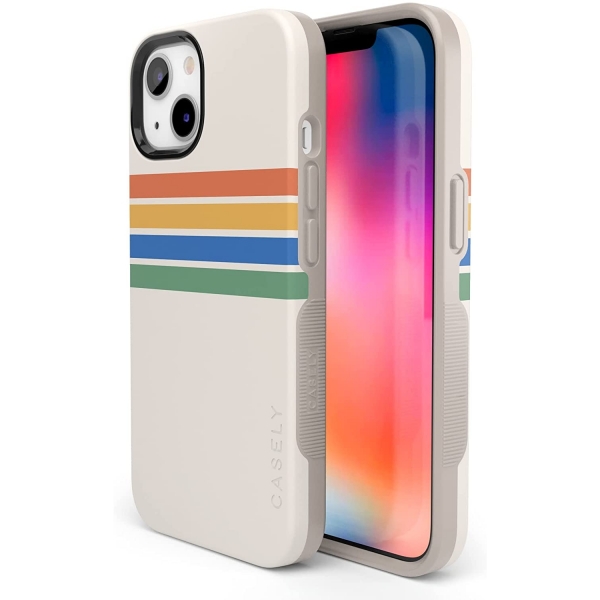 Casely Apple iPhone 13 Klf (MIL-STD-810G)-Rainbow