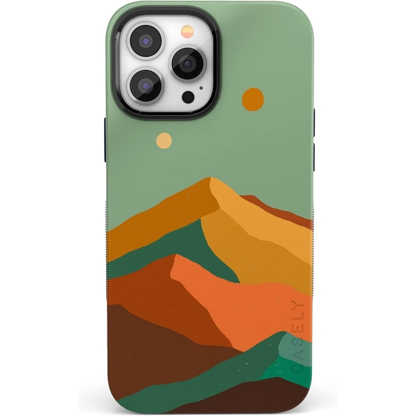 Casely Apple iPhone 14 Pro Max MagSafe Uyumlu Klf (MIL-STD-810G)-Endless Peaks