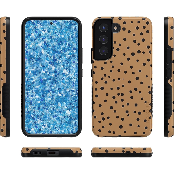 Casely Samsung Galaxy S22 Klf (MIL-STD-810G)-Dotted Animal