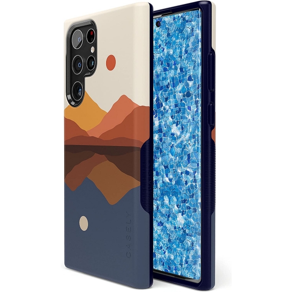 Casely Samsung Galaxy S22 Ultra K�l�f (MIL-STD-810G)-Opposites Attract