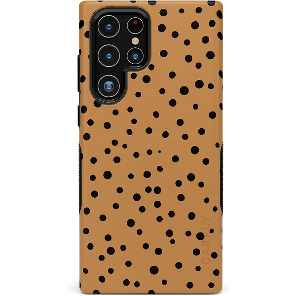 Casely Samsung Galaxy S22 Ultra K�l�f (MIL-STD-810G)-Dotted Animal