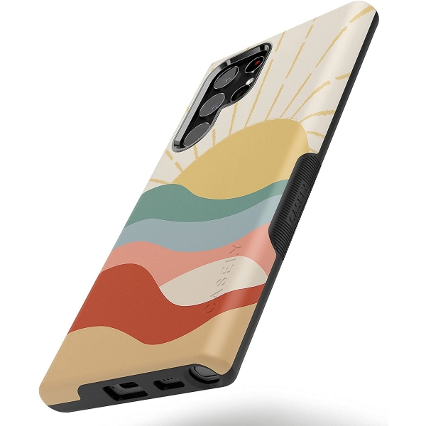 Casely Samsung Galaxy S22 Ultra K�l�f (MIL-STD-810G)-Here Comes The Sun