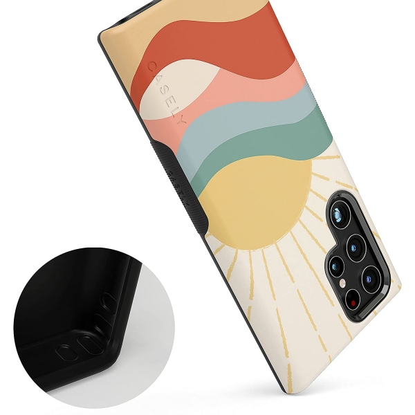 Casely Samsung Galaxy S22 Ultra K�l�f (MIL-STD-810G)-Here Comes The Sun