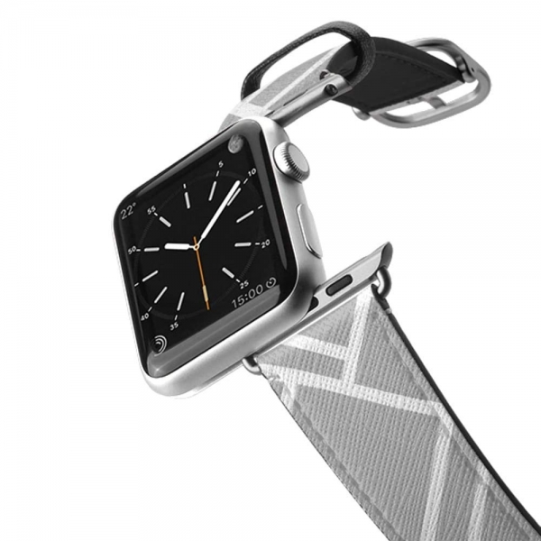 Casetify Apple Watch Kay (42mm)-Grey Map Outline