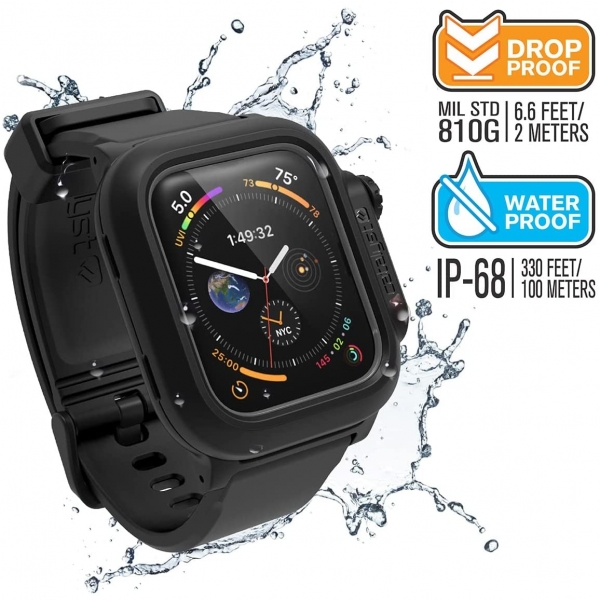 Catalyst Apple Watch Suya Dayankl Kay (44mm)(MIL-STD 810G)-Black