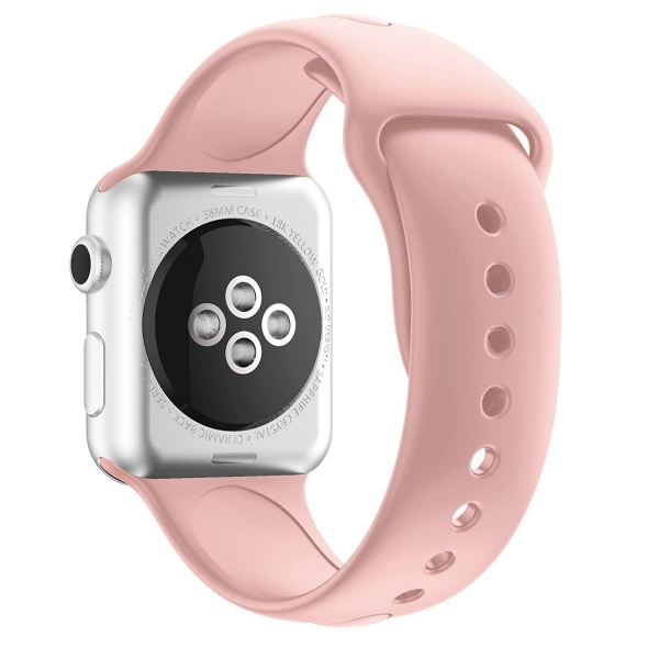 Chumei Apple Watch Silikon Kay (38mm)-Pink Sand