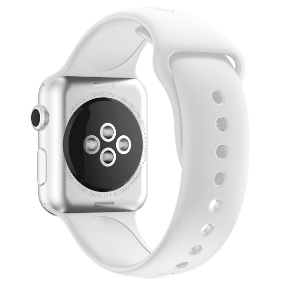Chumei Apple Watch Silikon Kay (38mm)-White