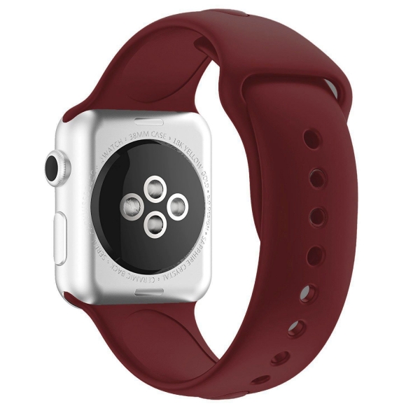 Chumei Apple Watch Silikon Kay (42mm)-Rose Red