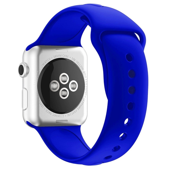 Chumei Apple Watch Silikon Kay (42mm)- Royal Blue