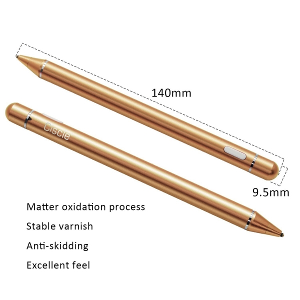 Ciscle Electronic Stylus Active Stylus Dijital Kalem-Gold