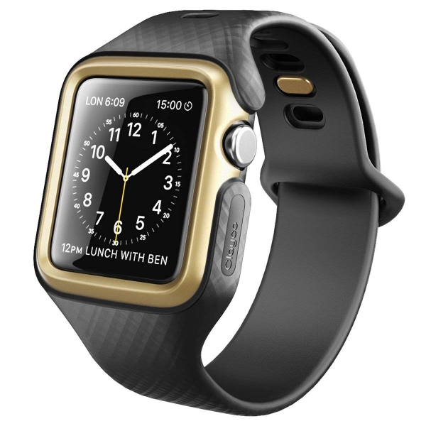 Clayco Apple Watch Hera Seri Kay (42 mm)-Black Gold