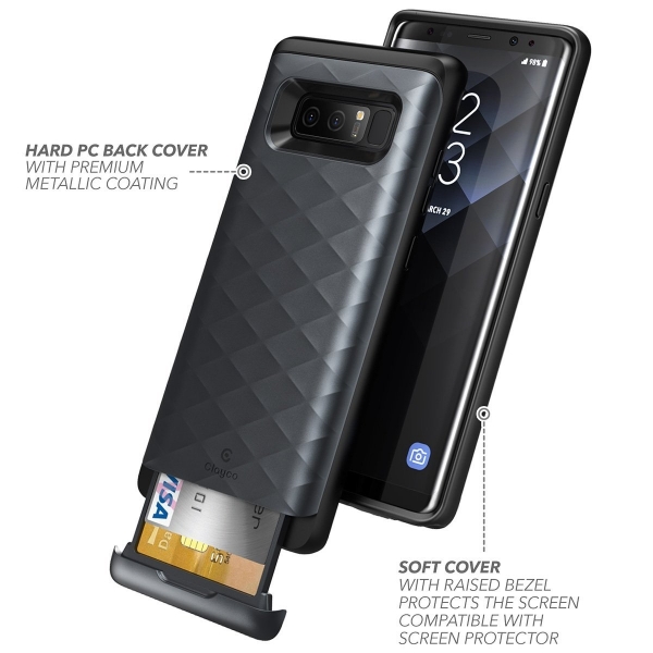 Clayco Galaxy Note 8 Argos Serisi Kartlkl Klf