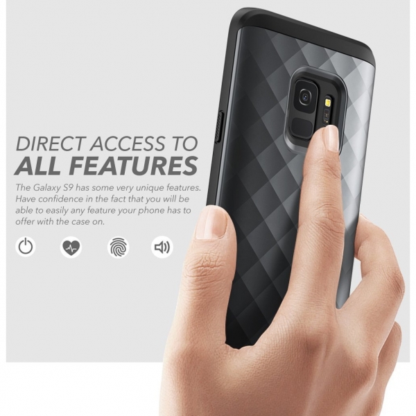 Clayco Galaxy S9 Hera Serisi Klf-Black