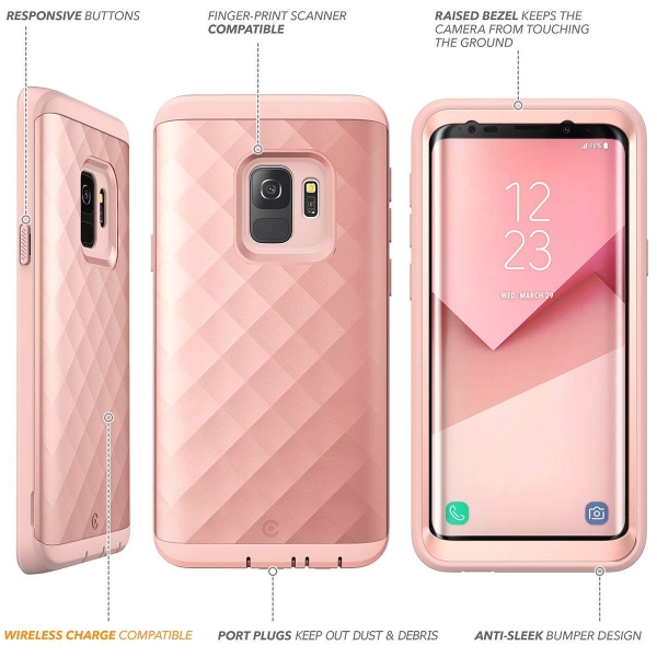 Clayco Galaxy S9 Hera Serisi Klf-Rose Gold