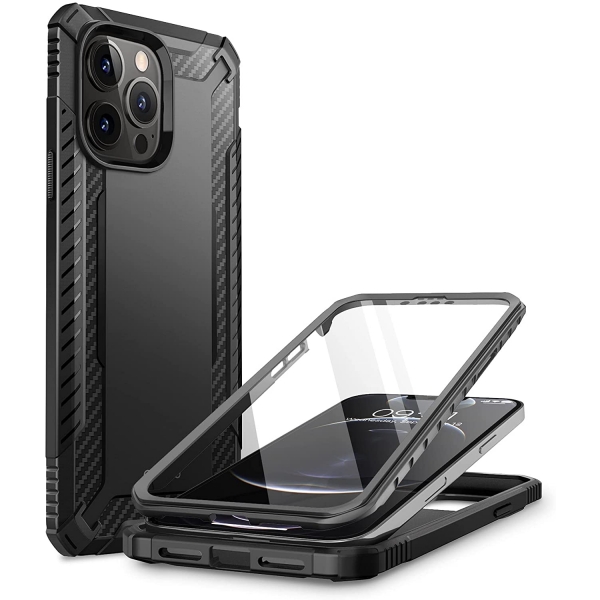 Clayco Xenon Serisi iPhone 13 Pro Max Klf (MIL-STD-810G)-Black