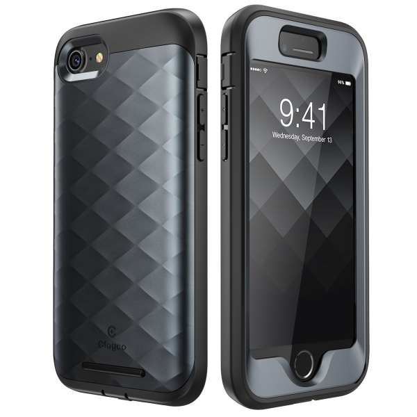 Clayco iPhone 8 Hera Serisi Klf-Black