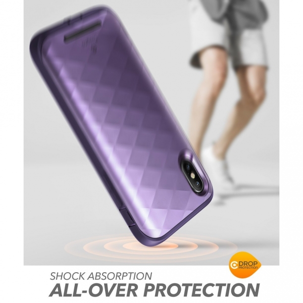 Clayco iPhone XS / X Hera Serisi Klf-Purple
