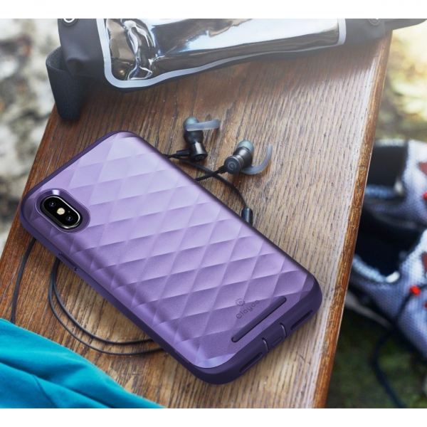 Clayco iPhone X Hera Serisi Klf-Purple