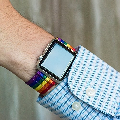 Clockwork Synergy Apple Watch Kay (42mm)-Pride Rainbow