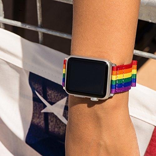 Clockwork Synergy Apple Watch Kay (42mm)-Pride Rainbow