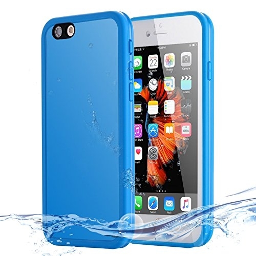 Cmhoo Apple iPhone 6/6S Su Geirmez Klf-Blue