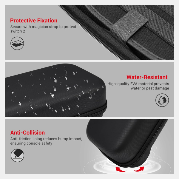 CoBak Nintendo Switch 2 Large Ta��ma �antas�-Black