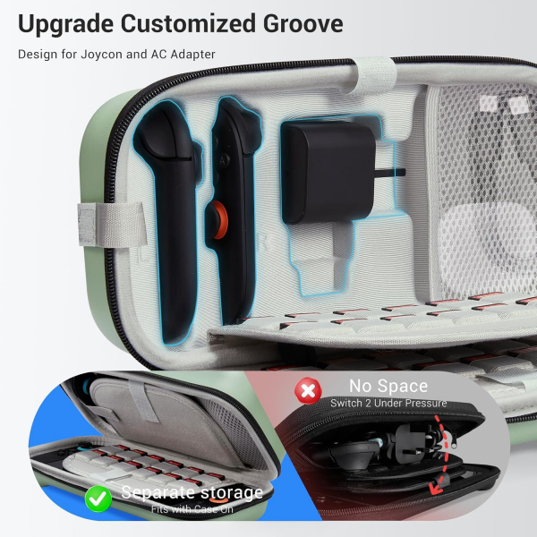 CoBak Nintendo Switch 2 Large Ta��ma �antas�-Matcha