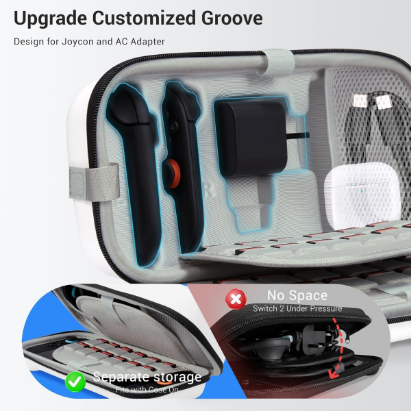 CoBak Nintendo Switch 2 Large Ta��ma �antas�-White