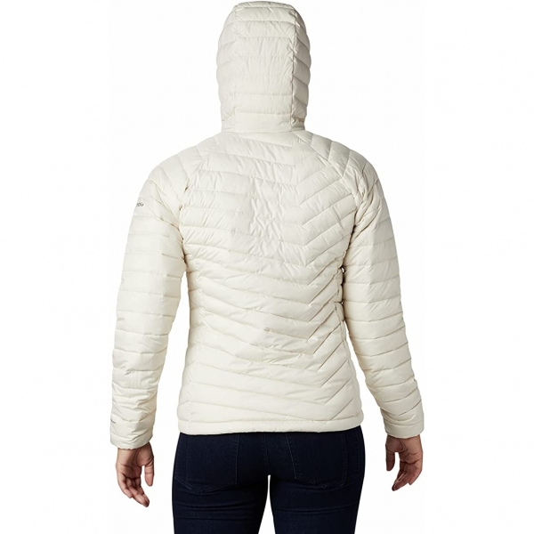 Columbia Powder Lite Hooded Kad�n Mont (Beyaz)