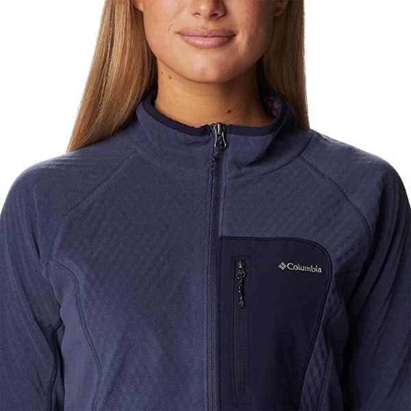 Columbia W Outdoor Tracks Full Zip Kadn Polar st(Lacivert)