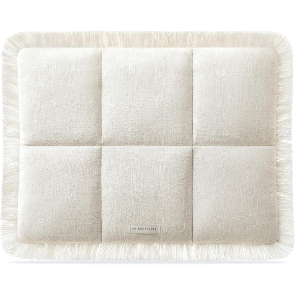 Comfyable Puffy Pskll Laptop antas (13-16 in)-Natural Linen