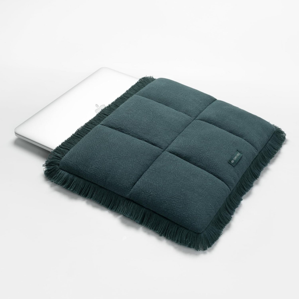 Comfyable Puffy Pskll Laptop antas (13-16 in)-Mallard Green 