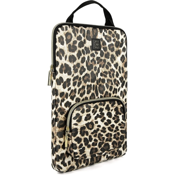 Comfyable Leopar Desenli Laptop Sleeve (13-14 in)