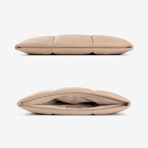 Comfyable MacBook Air/Pro Uyumlu Puffy anta(15-16 in)-Beige