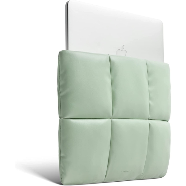 Comfyable MacBook Air/Pro Uyumlu Puffy anta(13-14 in)-Sage