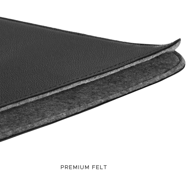 Comfyable MacBook Deri Zarf Klf (16 in)-Black
