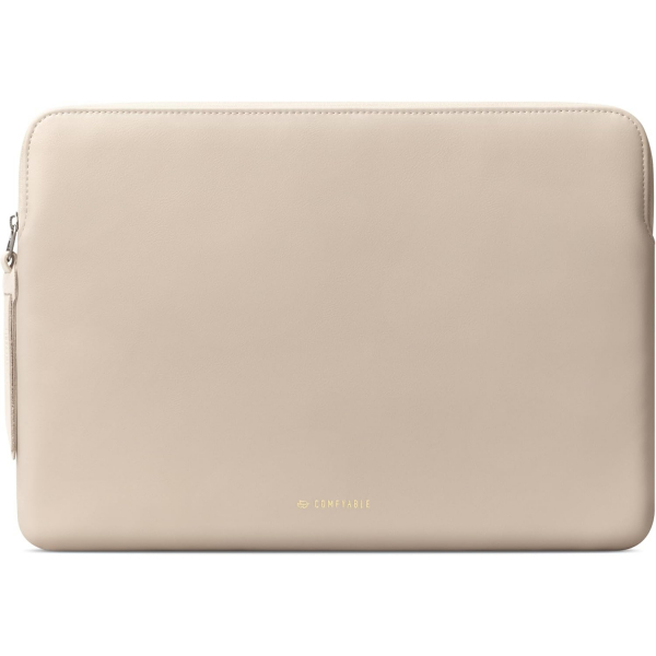 Comfyable MacBook Pro/Air Deri Laptop �anta (13-14 in�)-Dark Beige