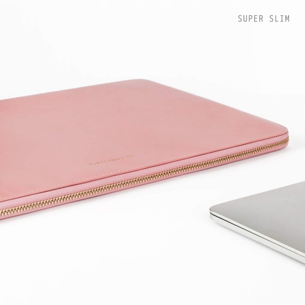 Comfyable MacBook Pro/Air Deri Laptop antas (13.3 in)-Pink