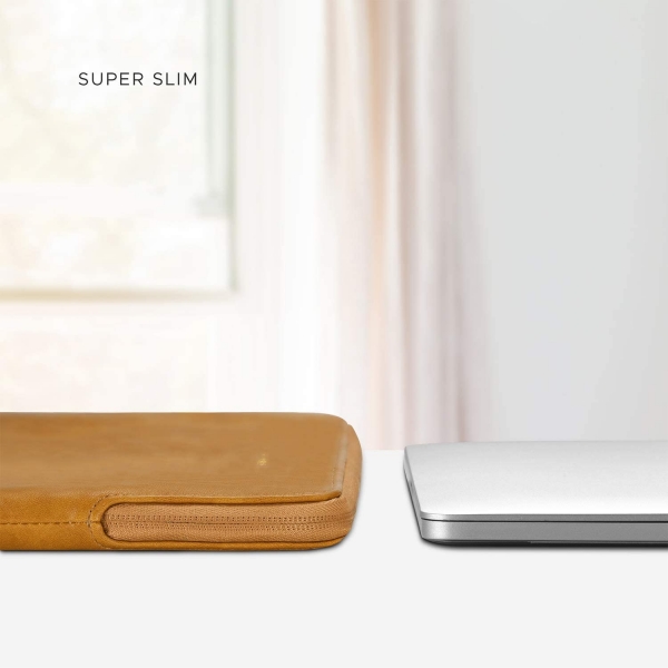 Comfyable MacBook Pro/Air Deri Laptop antas (13.3 in)-Bourbon Brown