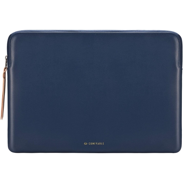 Comfyable MacBook Pro Deri Laptop antas (14 in)-Navy