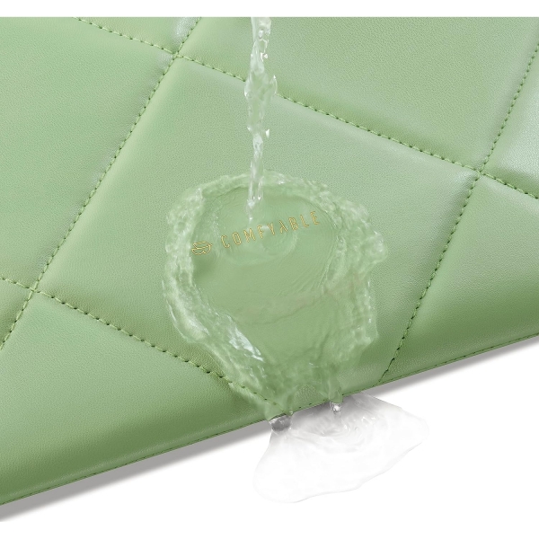 Comfyable iPad Pro Kapitone PU Deri Su Geirmez Klf (11 in)-Pistachio