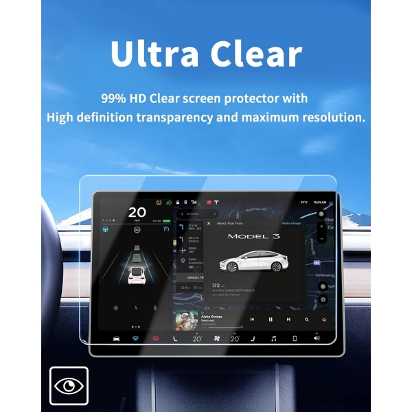Corefyco Direct Tesla Model 3/Y Uyumlu Ekran Koruyucu