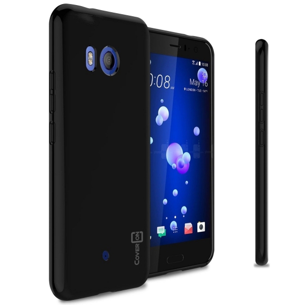 CoverON HTC U11 FlexGuard Serisi Kapak Klf-Black