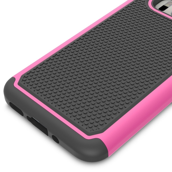 CoverON HTC U11 HexaGuard Seri Klf-Hot Pink