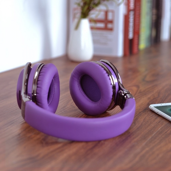 Cowin E-7 Kablosuz Bluetooth Kulak st Kulaklk-Purple