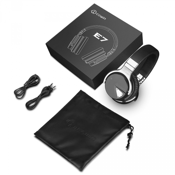 Cowin E-7 Kablosuz Bluetooth Kulak st Kulaklk-Black